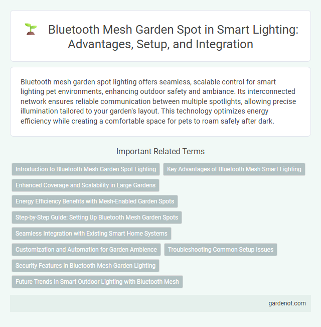 Bluetooth Mesh Garden Spot in Smart Lighting: Advantages, Setup, and Integration