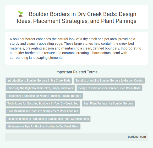 Boulder Borders in Dry Creek Beds: Design Ideas, Placement Strategies, and Plant Pairings