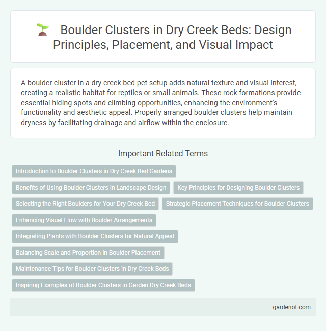 Boulder Clusters in Dry Creek Beds: Design Principles, Placement, and Visual Impact