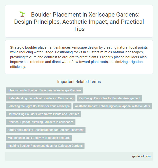 Boulder Placement in Xeriscape Gardens: Design Principles, Aesthetic Impact, and Practical Tips