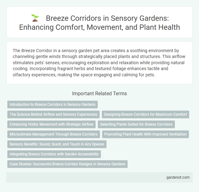 Breeze Corridors in Sensory Gardens: Enhancing Comfort, Movement, and Plant Health