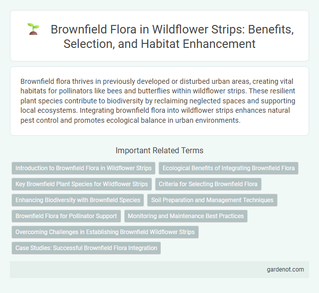 Brownfield Flora in Wildflower Strips: Benefits, Selection, and Habitat Enhancement