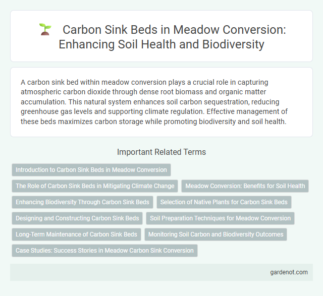 Carbon Sink Beds in Meadow Conversion: Enhancing Soil Health and Biodiversity