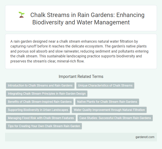 Chalk Streams in Rain Gardens: Enhancing Biodiversity and Water Management
