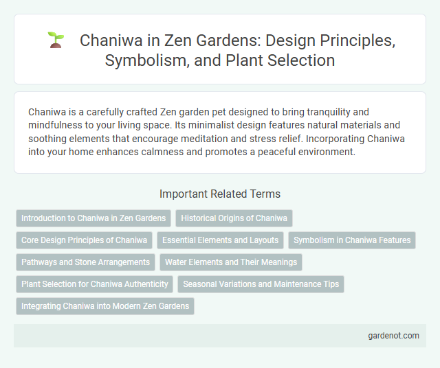 Chaniwa in Zen Gardens: Design Principles, Symbolism, and Plant Selection