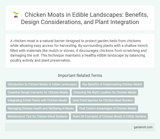 Chicken Moats in Edible Landscapes: Benefits, Design Considerations, and Plant Integration