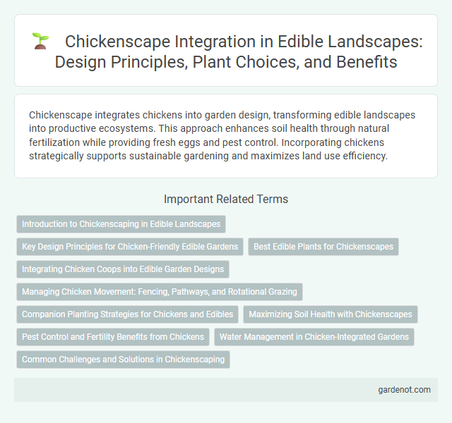 Chickenscape Integration in Edible Landscapes: Design Principles, Plant Choices, and Benefits
