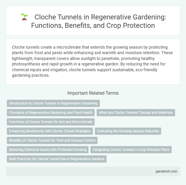 Cloche Tunnels in Regenerative Gardening: Functions, Benefits, and Crop Protection
