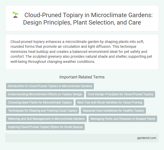 Cloud-Pruned Topiary in Microclimate Gardens: Design Principles, Plant Selection, and Care