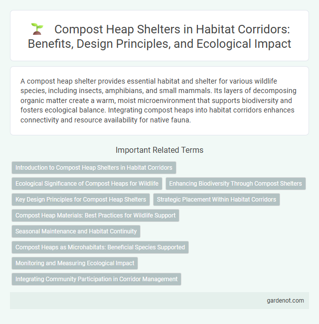 Compost Heap Shelters in Habitat Corridors: Benefits, Design Principles, and Ecological Impact