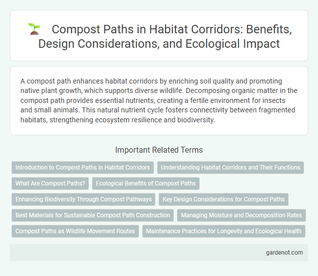 Compost Paths in Habitat Corridors: Benefits, Design Considerations, and Ecological Impact
