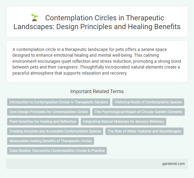 Contemplation Circles in Therapeutic Landscapes: Design Principles and Healing Benefits
