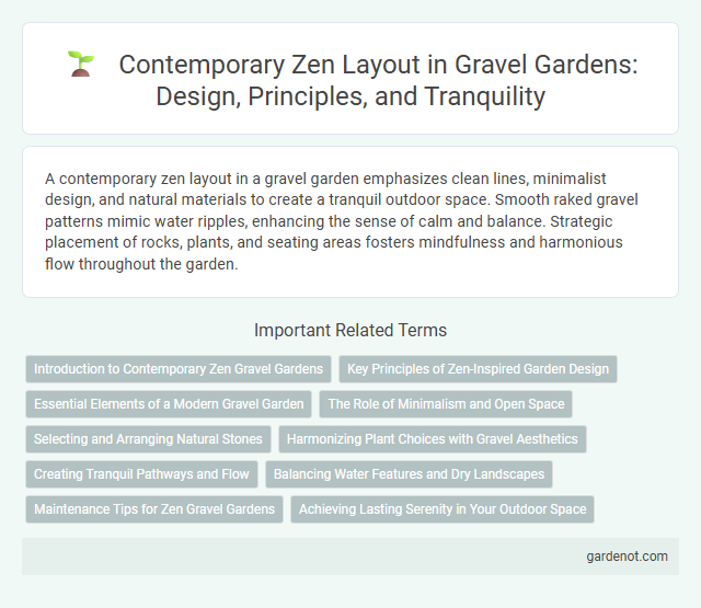 Contemporary Zen Layout in Gravel Gardens: Design, Principles, and Tranquility