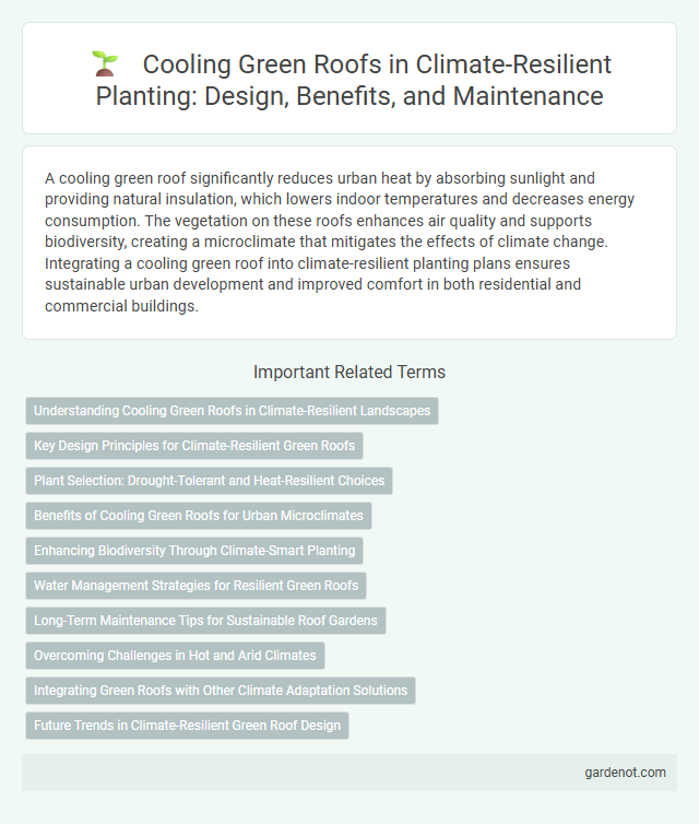 Cooling Green Roofs in Climate-Resilient Planting: Design, Benefits, and Maintenance