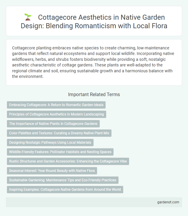 Cottagecore Aesthetics in Native Garden Design: Blending Romanticism with Local Flora
