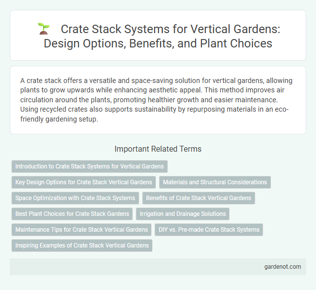 Crate Stack Systems for Vertical Gardens: Design Options, Benefits, and Plant Choices