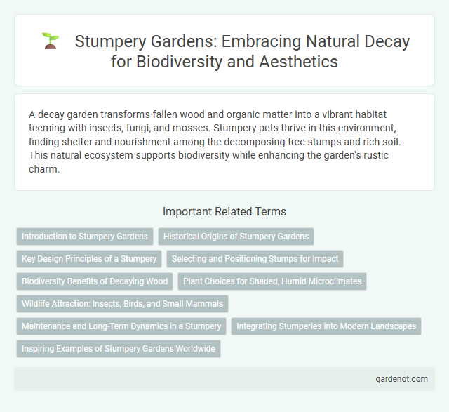 Stumpery Gardens: Embracing Natural Decay for Biodiversity and Aesthetics