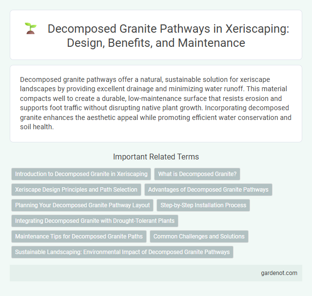 Decomposed Granite Pathways in Xeriscaping: Design, Benefits, and Maintenance