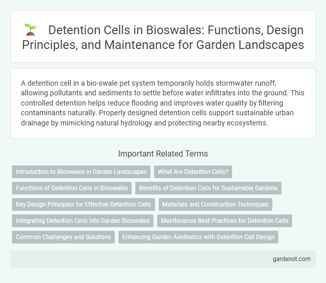 Detention Cells in Bioswales: Functions, Design Principles, and Maintenance for Garden Landscapes
