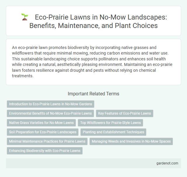 Eco-Prairie Lawns in No-Mow Landscapes: Benefits, Maintenance, and Plant Choices