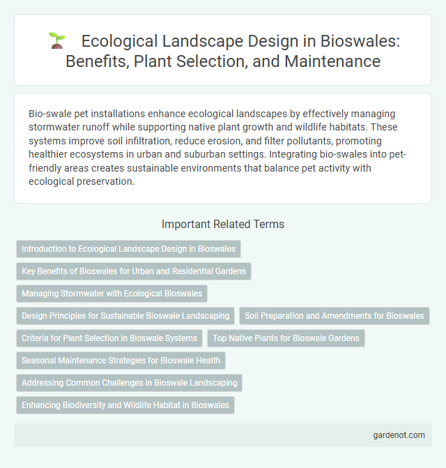 Ecological Landscape Design in Bioswales: Benefits, Plant Selection, and Maintenance