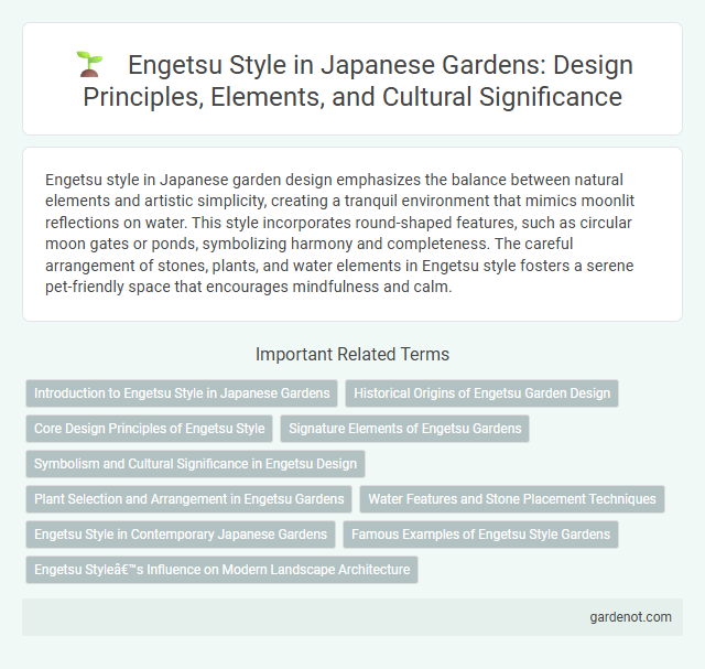 Engetsu Style in Japanese Gardens: Design Principles, Elements, and Cultural Significance