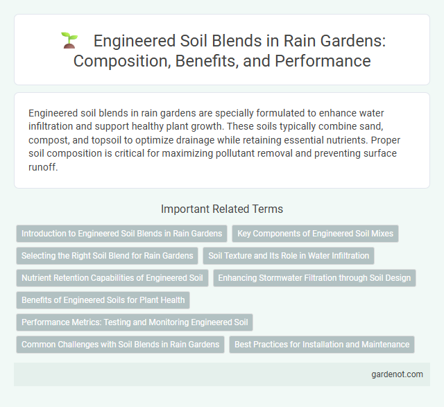 Engineered Soil Blends in Rain Gardens: Composition, Benefits, and Performance