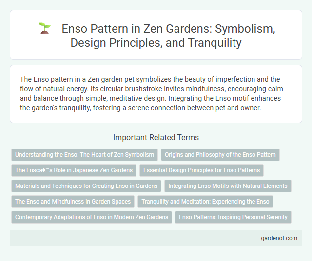 Enso Pattern in Zen Gardens: Symbolism, Design Principles, and Tranquility