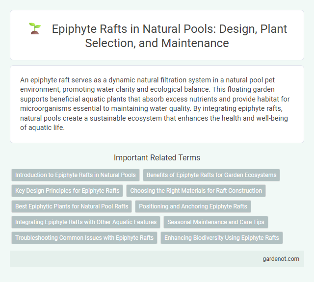 Epiphyte Rafts in Natural Pools: Design, Plant Selection, and Maintenance