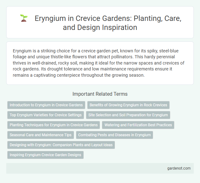 Eryngium in Crevice Gardens: Planting, Care, and Design Inspiration