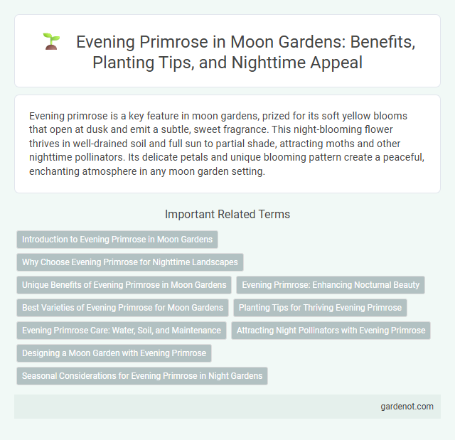 Evening Primrose in Moon Gardens: Benefits, Planting Tips, and Nighttime Appeal