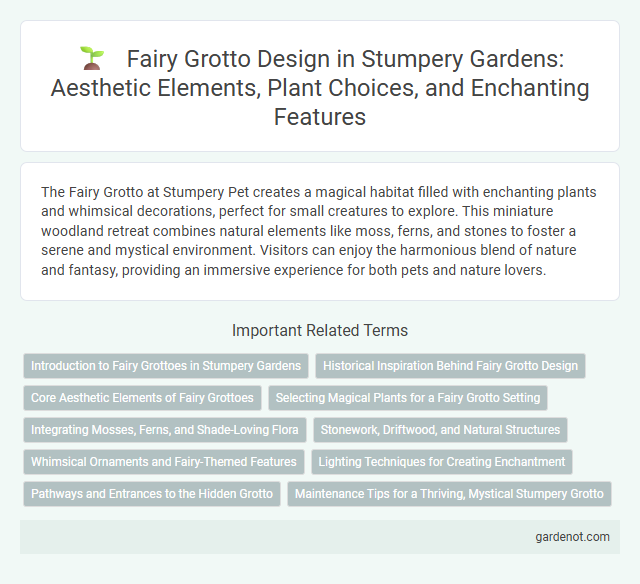 Fairy Grotto Design in Stumpery Gardens: Aesthetic Elements, Plant Choices, and Enchanting Features