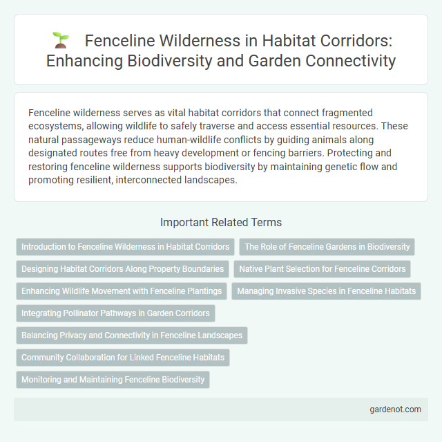 Fenceline Wilderness in Habitat Corridors: Enhancing Biodiversity and Garden Connectivity
