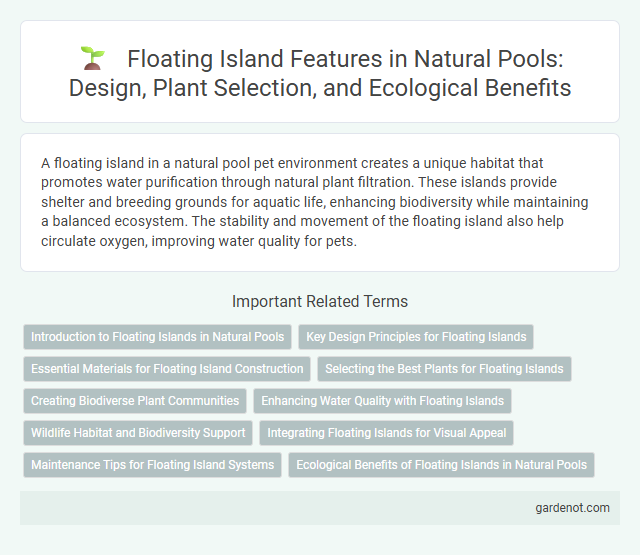 Floating Island Features in Natural Pools: Design, Plant Selection, and Ecological Benefits