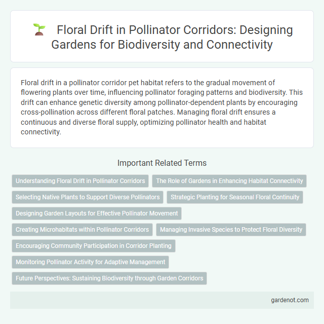 Floral Drift in Pollinator Corridors: Designing Gardens for Biodiversity and Connectivity