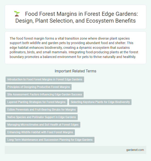 Food Forest Margins in Forest Edge Gardens: Design, Plant Selection, and Ecosystem Benefits