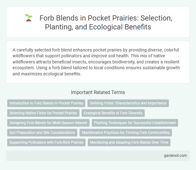 Forb Blends in Pocket Prairies: Selection, Planting, and Ecological Benefits
