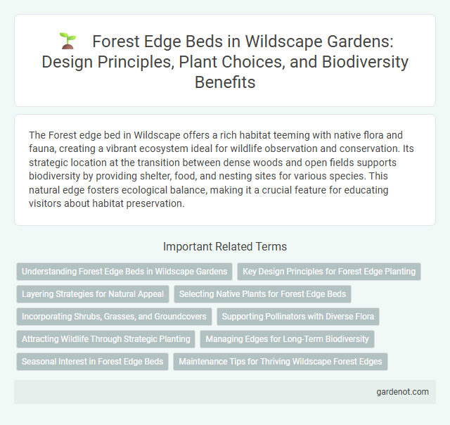 Forest Edge Beds in Wildscape Gardens: Design Principles, Plant Choices, and Biodiversity Benefits