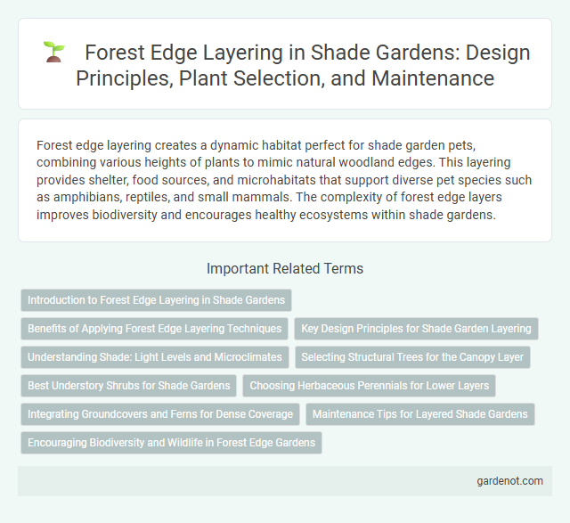 Forest Edge Layering in Shade Gardens: Design Principles, Plant Selection, and Maintenance