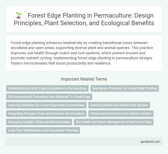Forest Edge Planting in Permaculture: Design Principles, Plant Selection, and Ecological Benefits