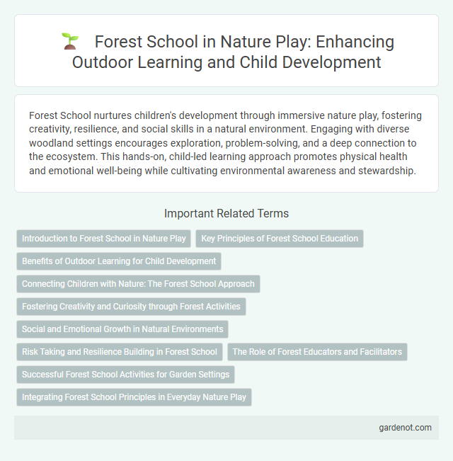 Forest School in Nature Play: Enhancing Outdoor Learning and Child Development