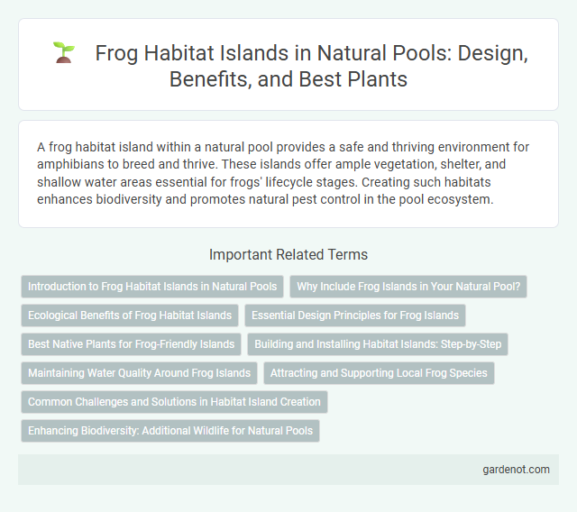 Frog Habitat Islands in Natural Pools: Design, Benefits, and Best Plants