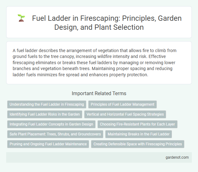 Fuel Ladder in Firescaping: Principles, Garden Design, and Plant Selection