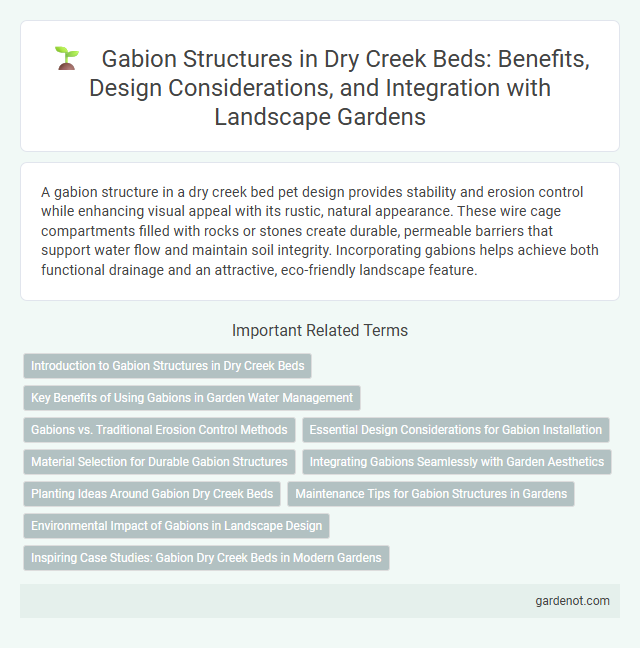 Gabion Structures in Dry Creek Beds: Benefits, Design Considerations, and Integration with Landscape Gardens