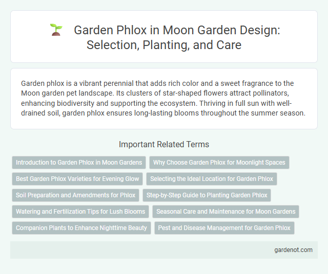 Garden Phlox in Moon Garden Design: Selection, Planting, and Care