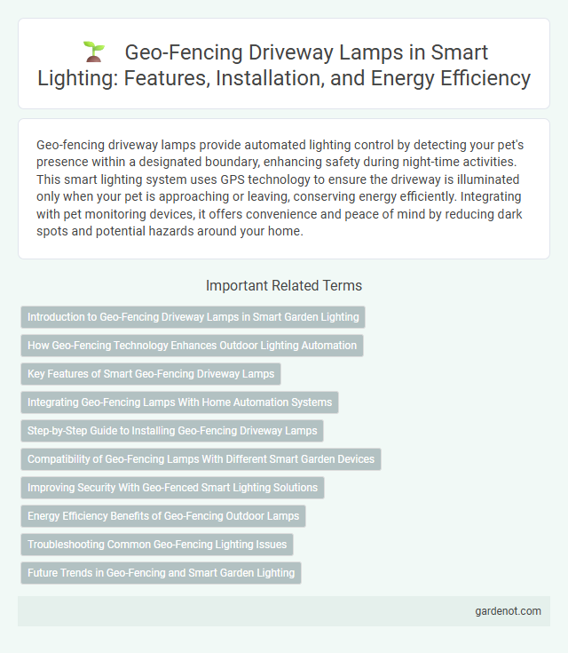 Geo-Fencing Driveway Lamps in Smart Lighting: Features, Installation, and Energy Efficiency