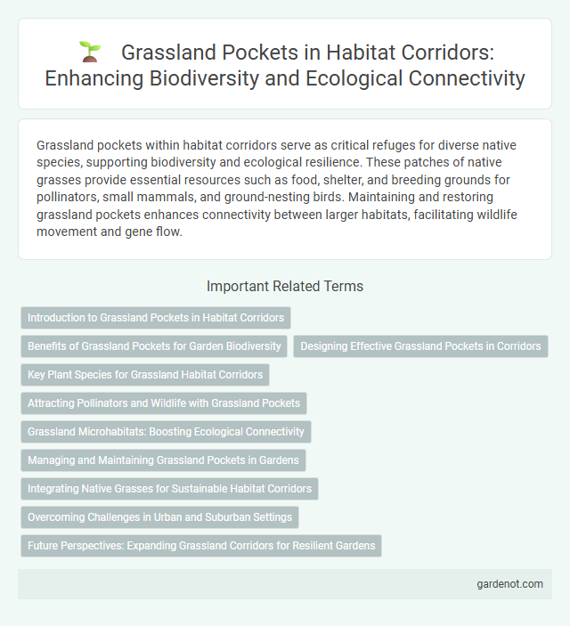 Grassland Pockets in Habitat Corridors: Enhancing Biodiversity and Ecological Connectivity