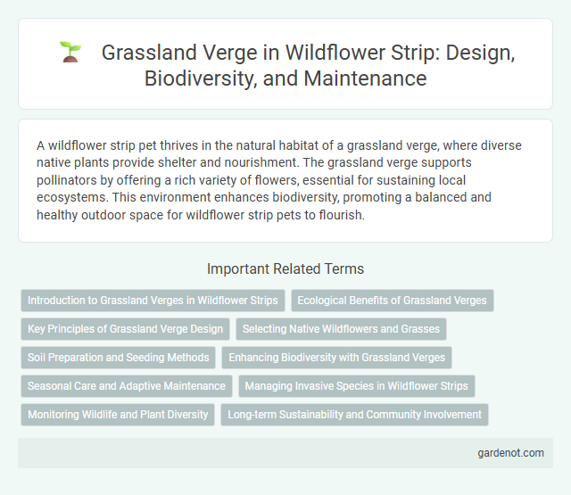Grassland Verge in Wildflower Strip: Design, Biodiversity, and Maintenance