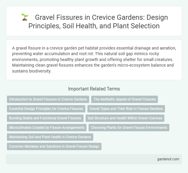 Gravel Fissures in Crevice Gardens: Design Principles, Soil Health, and Plant Selection