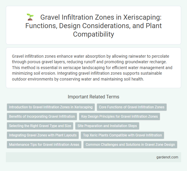 Gravel Infiltration Zones in Xeriscaping: Functions, Design Considerations, and Plant Compatibility